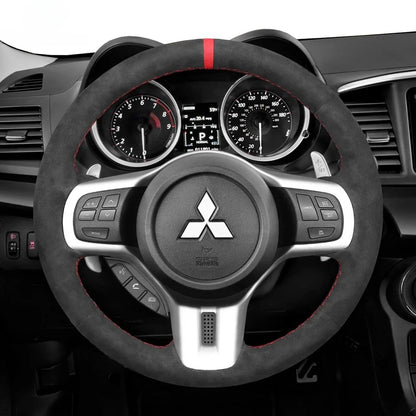 Steering Wheel Cover for Mitsubishi Lancer Evolution EVO 10 X Ralliart 2008-2015