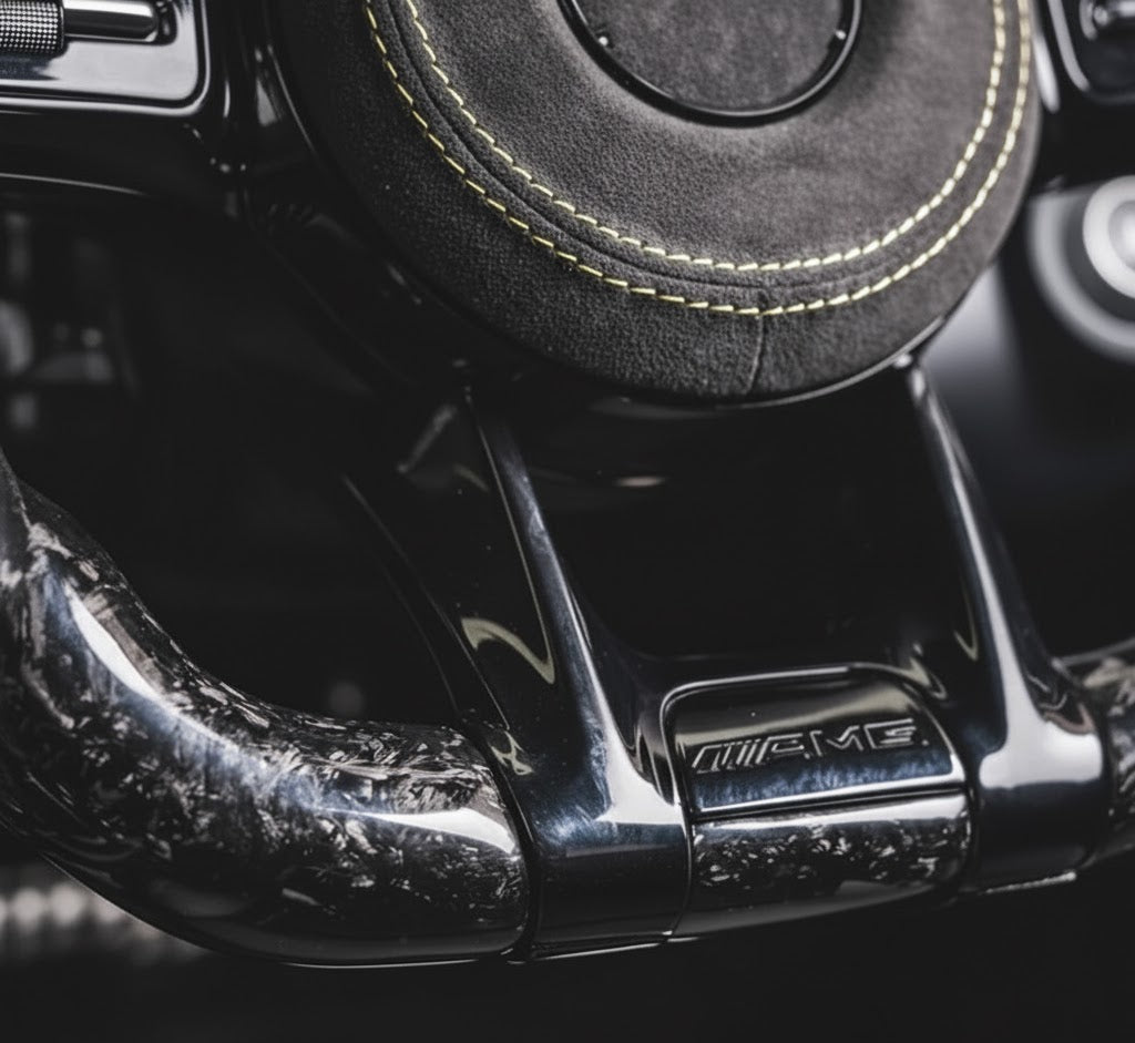 Custom Steering Wheel For Mercedes-Benz AMG A35/C63/E63/AMG GT-4door/G63/W177/W205/W213/W167/W222/C190/H247/X253