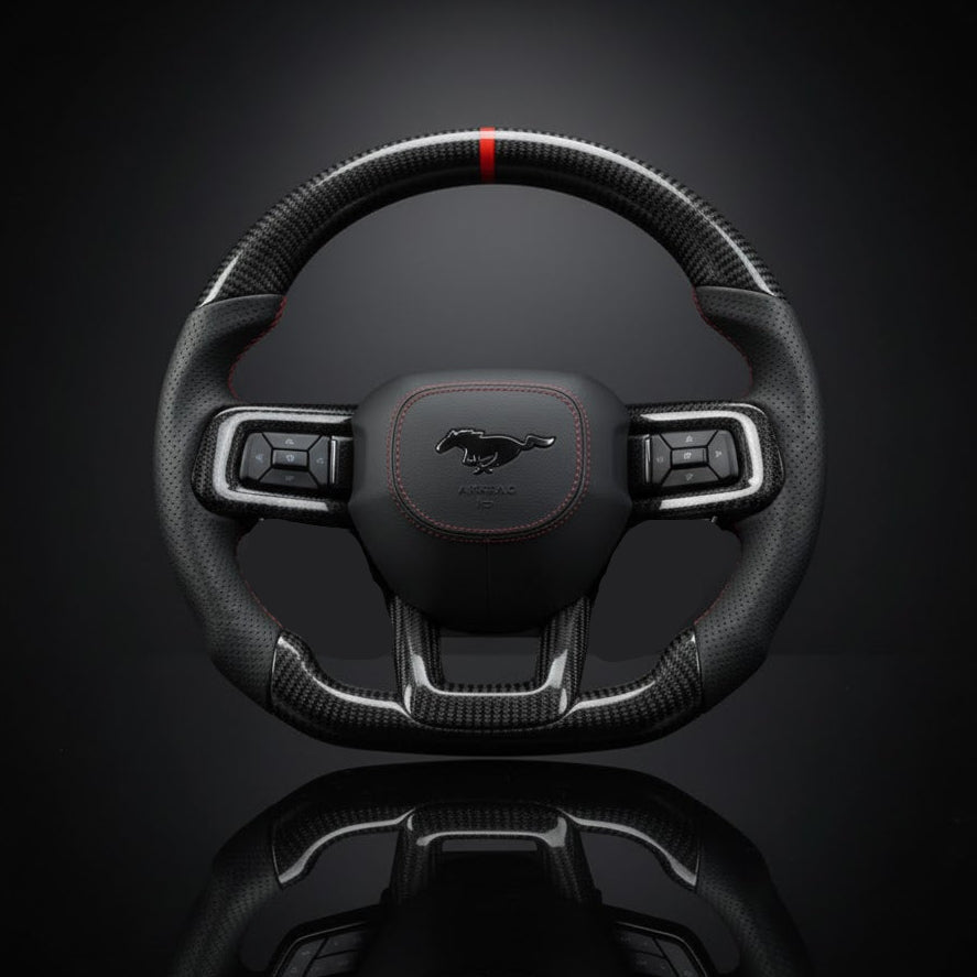 Custom Steering Wheel For Ford Mustang Dark Horse/ Mach-E (2024-2025)
