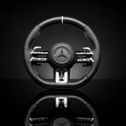 Custom Steering Wheel For Mercedes A-Class/C-Class/E-Class/G-Class/S-Class/V-Class/X-Class/AMG GT/CLA/CLS/GLA/GLC/GLE/GLS (2021-2025)