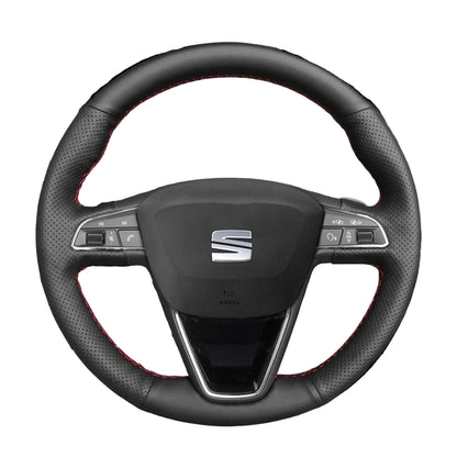 Steering Wheel Cover for Seat Leon 5F Ibiza 6F Alhambra 7N Arona Ateca Tarraco Toledo 2013-2022
