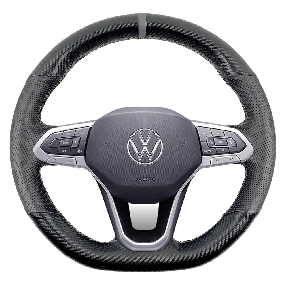Steering Wheel Cover for Volkswagen Arteon Atlas ID.4 Taos Golf 8 Caddy Passat Tiguan 2019-2021