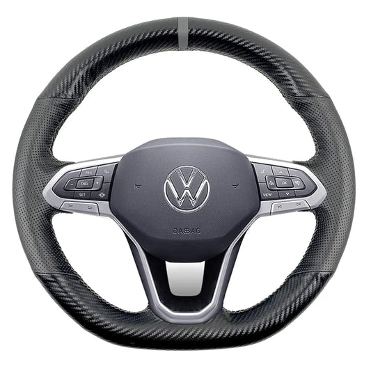 Steering Wheel Cover for Volkswagen Arteon Atlas ID.4 Taos Golf 8 Caddy Passat Tiguan 2019-2021