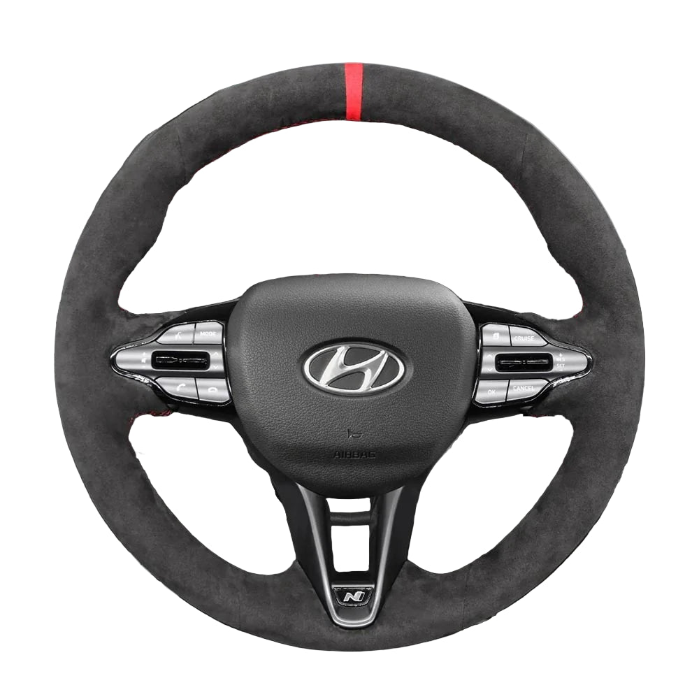 Steering Wheel Cover for Hyundai Elantra Kona Veloster i20N i30N 2017-2024