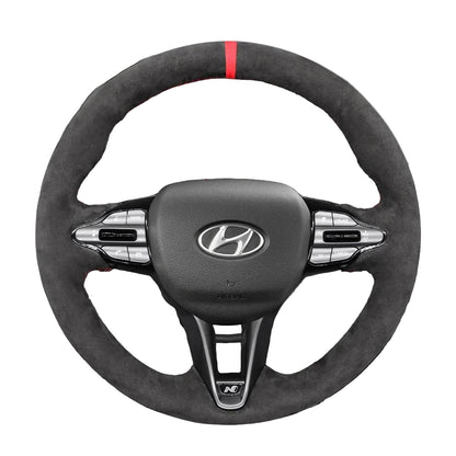 Steering Wheel Cover for Hyundai Elantra Kona Veloster i20N i30N 2017-2024
