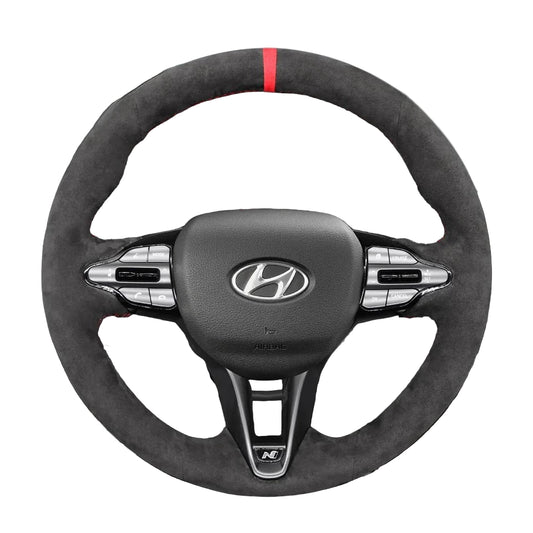Steering Wheel Cover for Hyundai Elantra Kona Veloster i20N i30N 2017-2024