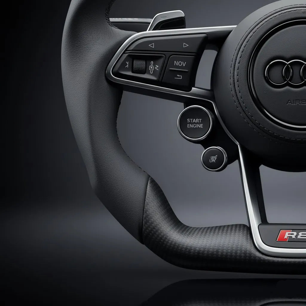 Custom Steering Wheel For Audi R8 TT TTS TT RS (2014-2022)