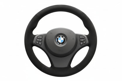Alcantara steering wheel cover for BMW E83
