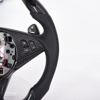 BMW E60 E63 M5 M6 Carbon Fiber Steering Wheel (Led Screen)