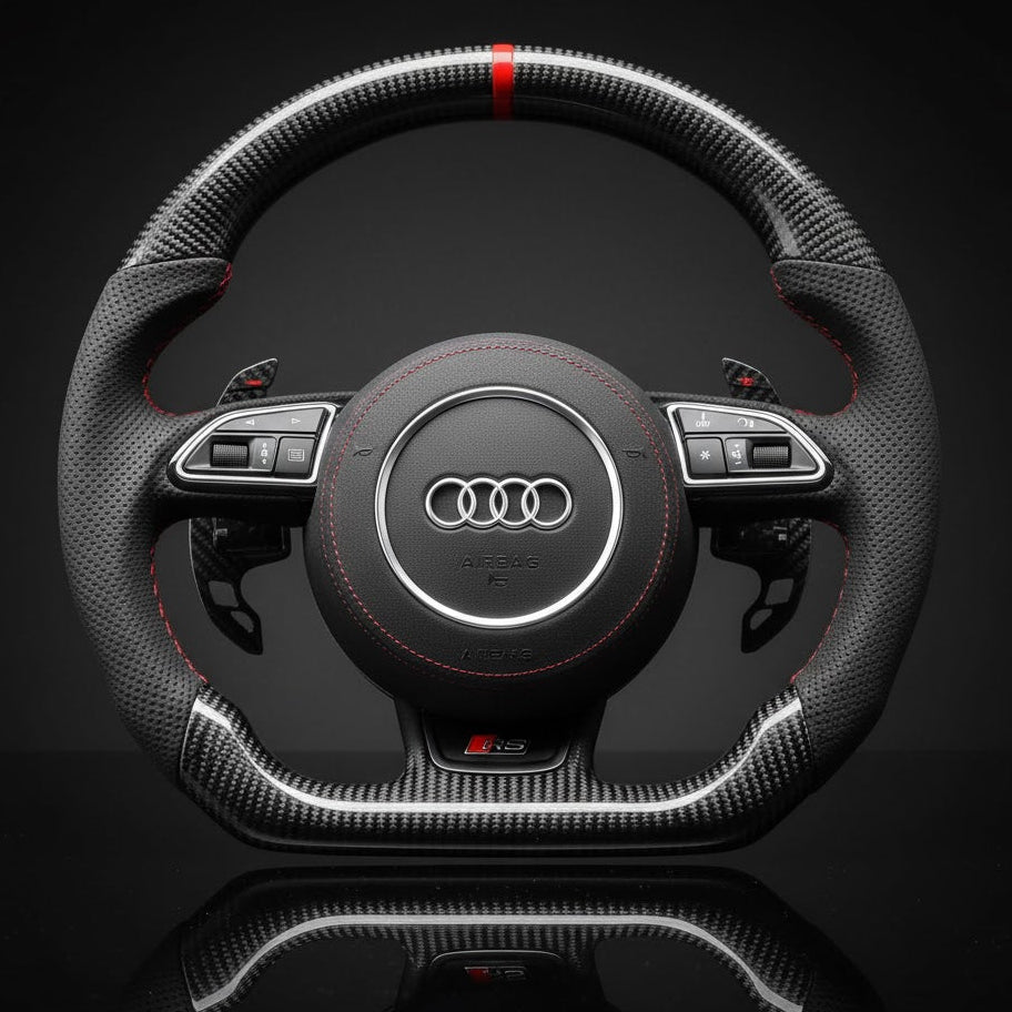 Custom Steering Wheel For Audi A5 A7 S3 S4 S5 S6 S7 SQ5 RS 5 RS 7 (2012-2018)