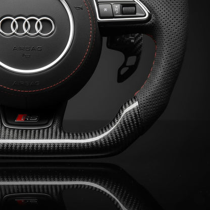 Custom Steering Wheel For Audi A5 A7 S3 S4 S5 S6 S7 SQ5 RS 5 RS 7 (2012-2018)