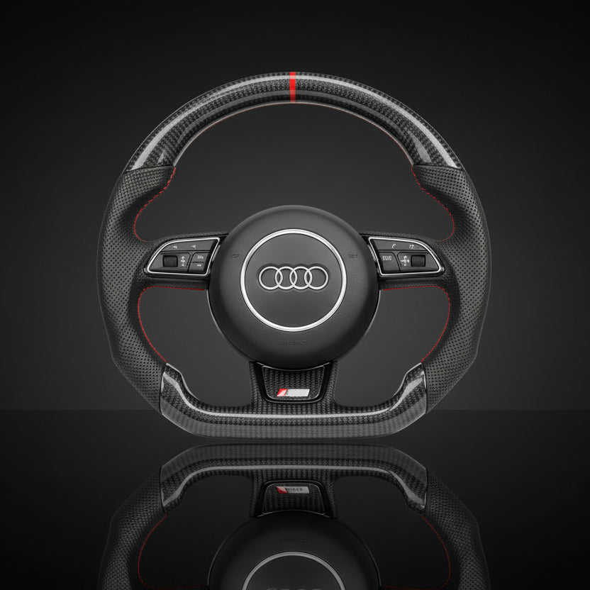 Custom Steering Wheel For Audi A5 A7 S3 S4 S5 S6 S7 SQ5 RS 5 RS 7 (2012-2018)