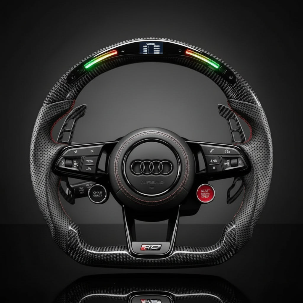 Custom Steering Wheel For Audi R8 TT TTS TT RS (2014-2022)