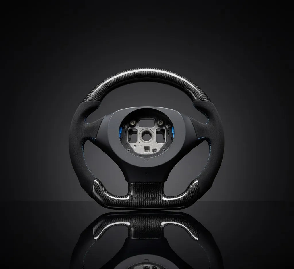 Custom Steering Wheel For BMW 5 Series E60 E61 2003-2010 (1)