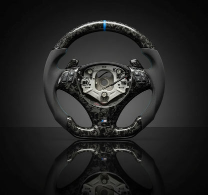 Custom Steering Wheel For BMW E92 M3 E90 E91 E93 E81 E82 E87 E88 (2006-2014) 2