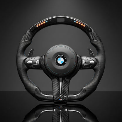 Custom Steering Wheel For BMW F20/ F21 1 Series M-Sport F22/F23 2 Series M-Sport F30/F31/F34 3 Series M-Sport F32/ F33/F36 4 Series M-Sport F87 M2/F80 M3/F82/F83 M4