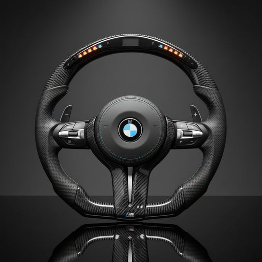 Custom Steering Wheel For BMW F20/ F21 1 Series M-Sport F22/F23 2 Series M-Sport F30/F31/F34 3 Series M-Sport F32/ F33/F36 4 Series M-Sport F87 M2/F80 M3/F82/F83 M4