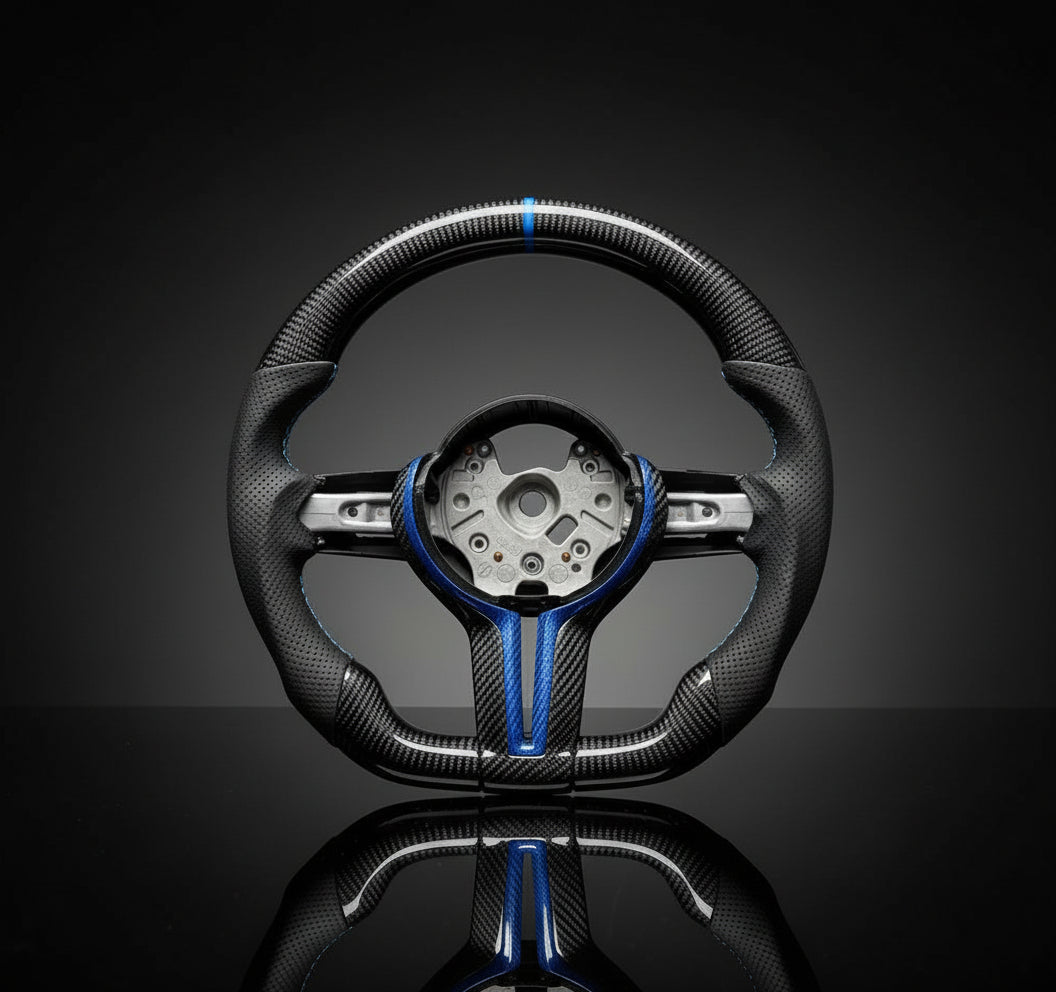 Custom Steering Wheel For BMW F20/ F21 1 Series M-Sport F22/F23 2 Series M-Sport F30/F31/F34 3 Series M-Sport F32/ F33/F36 4 Series M-Sport F87 M2/F80 M3/F82/F83 M4 2