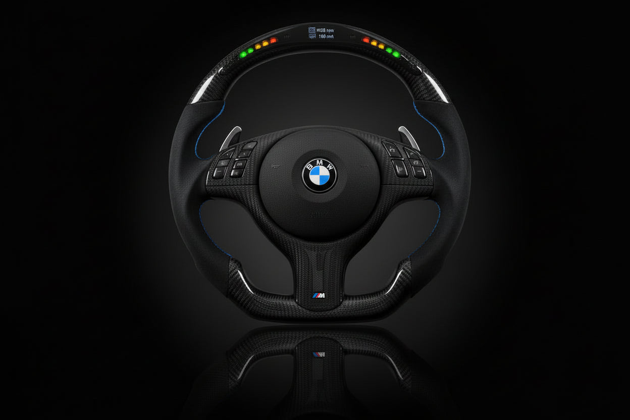 Custom Steering Wheel For BMW M Sport 330i 330Ci 530i 540i 525i M3 M5 E39 E46 (2000-2003) 1