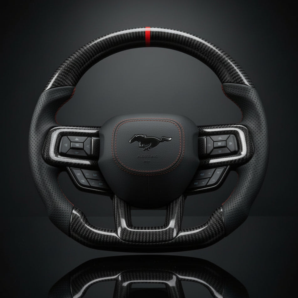 Custom Steering Wheel For Ford Mustang Dark Horse/ Mach-E (2024-2025)