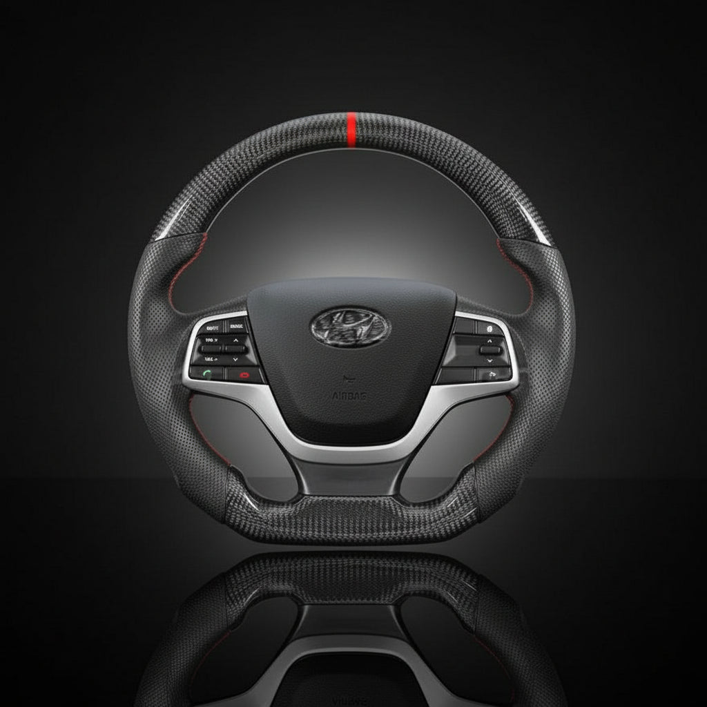Custom Steering Wheel For Hyundai Elantra (2017-2018) / Accent (2019-2020)
