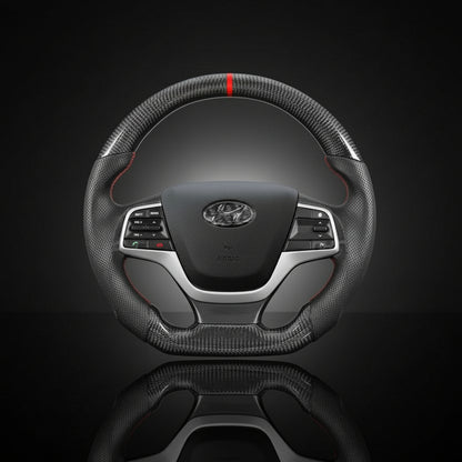 Custom Steering Wheel For Hyundai Elantra (2017-2018) / Accent (2019-2020)