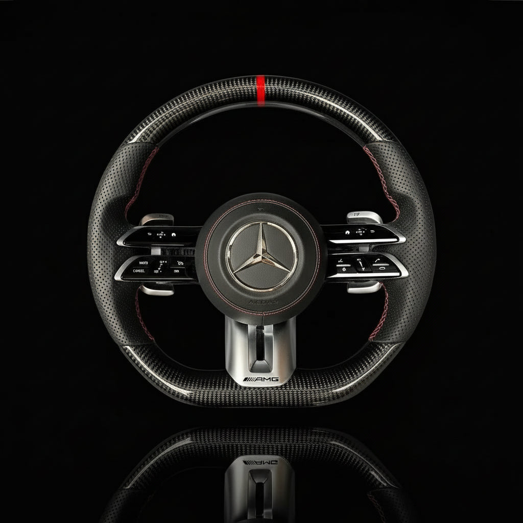 Custom Steering Wheel For Mercedes A-Class/C-Class/E-Class/G-Class/S-Class/V-Class/X-Class/AMG GT/CLA/CLS/GLA/GLC/GLE/GLS (2021-2025) 2