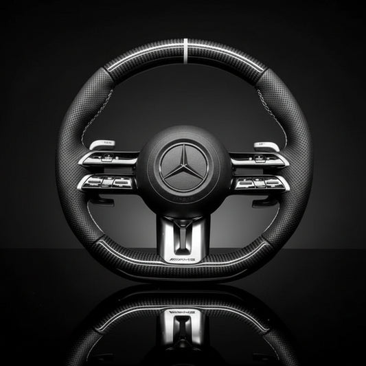 Custom Steering Wheel For Mercedes A-Class/C-Class/E-Class/G-Class/S-Class/V-Class/X-Class/AMG GT/CLA/CLS/GLA/GLC/GLE/GLS (2021-2025) 3
