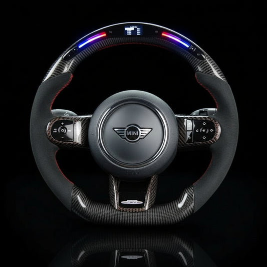 Custom Steering Wheel For Mini Clubman Convertible Countryman Hardtop F54 F55 F56 F57 F60 (2021-2024)