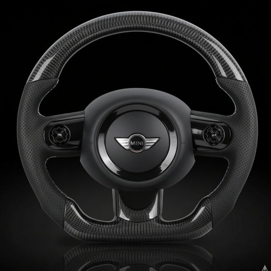 Custom Steering Wheel For Mini R56 R57 Coupe Cooper Clubman Clubvan Convertible Countryman Paceman Roadster Hardtop 