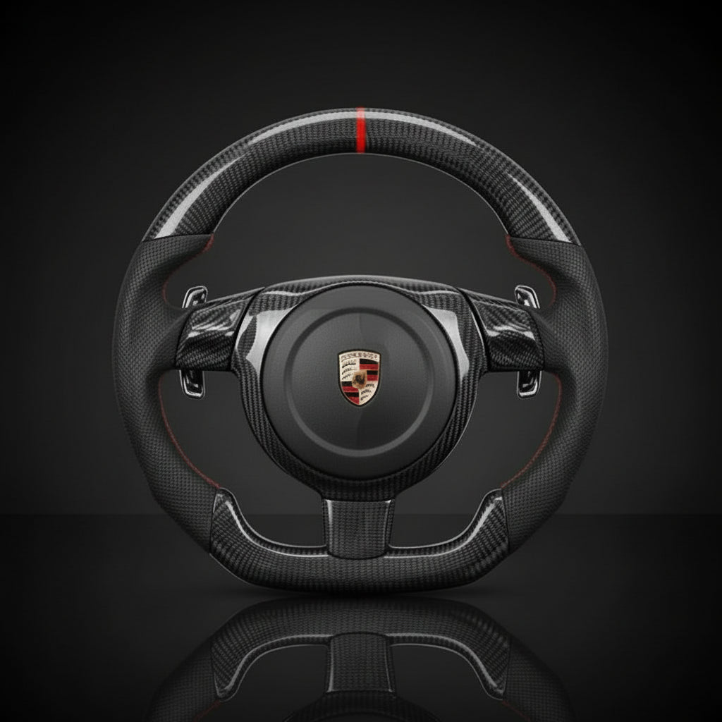 Custom Steering Wheel For Porsche 997 Boxster Cayman 991 987 (2004-2013)