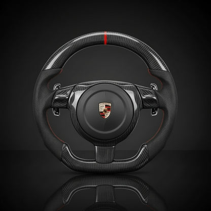 Custom Steering Wheel For Porsche 997 Boxster Cayman 991 987 (2004-2013)