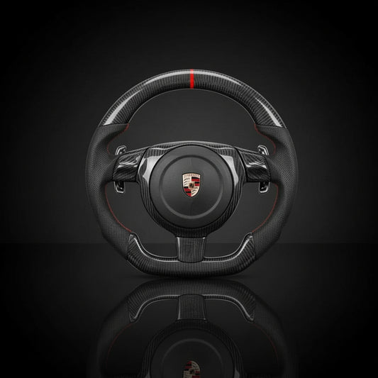 Custom Steering Wheel For Porsche 997 Boxster Cayman 991 987 (2004-2013)