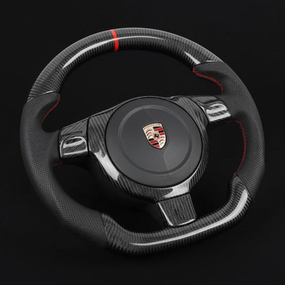 Custom Steering Wheel For Porsche 997 Boxster Cayman 991 987 (2004-2013)