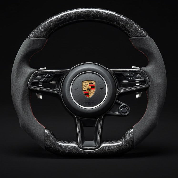 Custom Steering Wheel For Porsche Cayenne Cayman Panamera 911 918 718