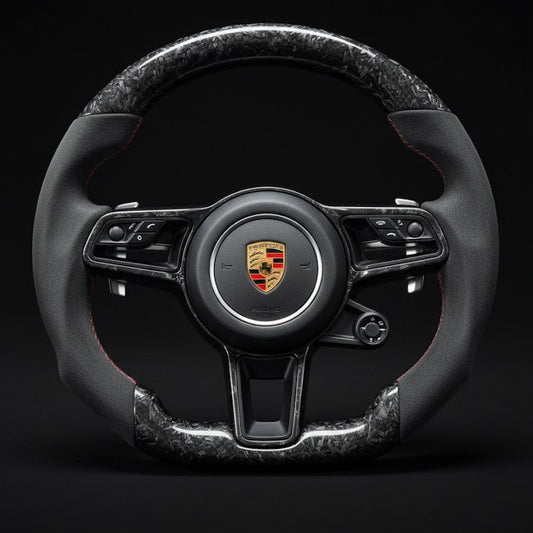 Custom Steering Wheel For Porsche Cayenne Cayman Panamera 911 918 718