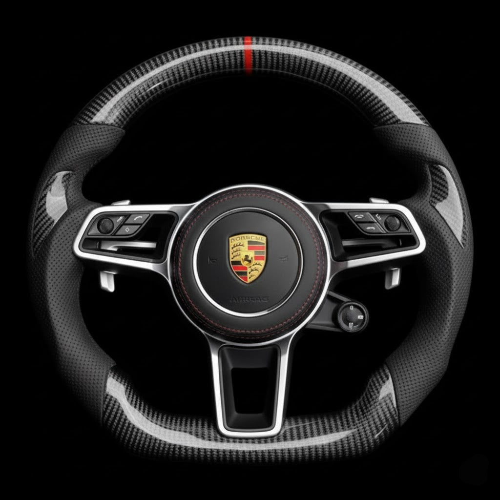 Custom Steering Wheel For Porsche Cayenne Cayman Panamera 911 918 718