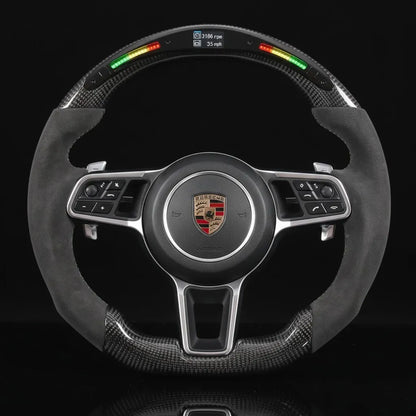 Custom Steering Wheel For Porsche Cayenne Cayman Panamera 911 918 718