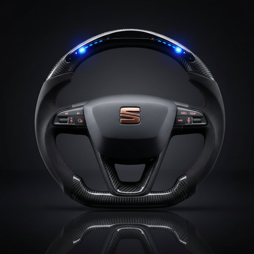 Custom Steering Wheel For SEAT LEON/IBIZA/CUPRA/FR 5F (2013-2019+)