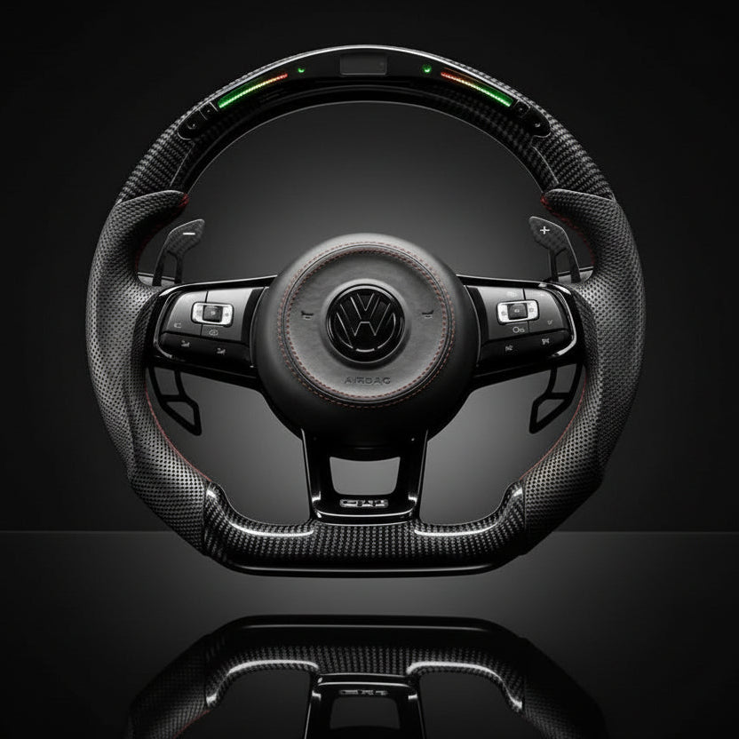 Custom Steering Wheel For Volkswagen Golf 7.5/7 GTI GTD GTE R Jetta Polo (2013-2024)