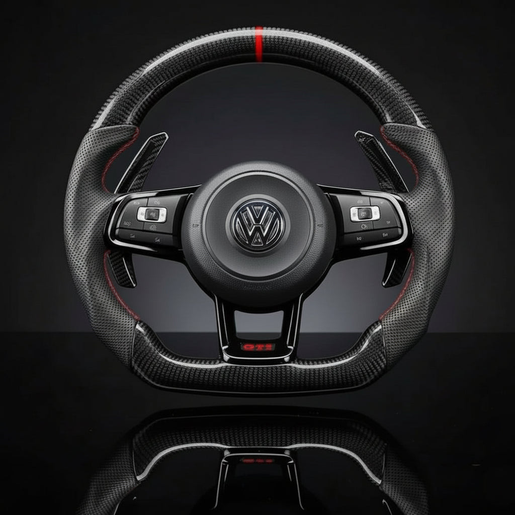 Custom Steering Wheel For Volkswagen Golf 7.5/7 GTI GTD GTE R Jetta Polo (2013-2024)