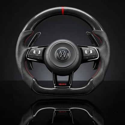 Custom Steering Wheel For Volkswagen Golf 7.5/7 GTI GTD GTE R Jetta Polo (2013-2024)