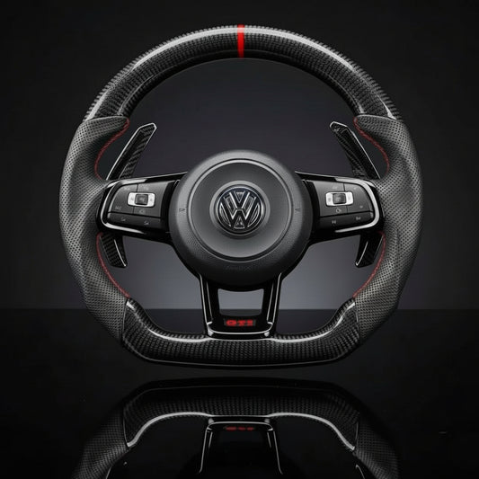 Custom Steering Wheel For Volkswagen Golf 7.5/7 GTI GTD GTE R Jetta Polo (2013-2024)