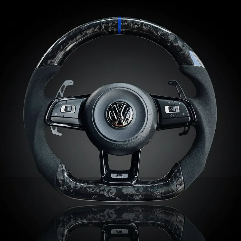 Custom Steering Wheel For Volkswagen Golf 7.5/7 GTI GTD GTE R Jetta Polo (2013-2024)