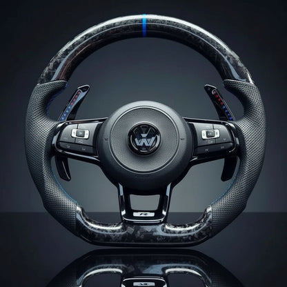 Custom Steering Wheel For Volkswagen Golf 7.5/7 GTI GTD GTE R Jetta Polo (2013-2024)