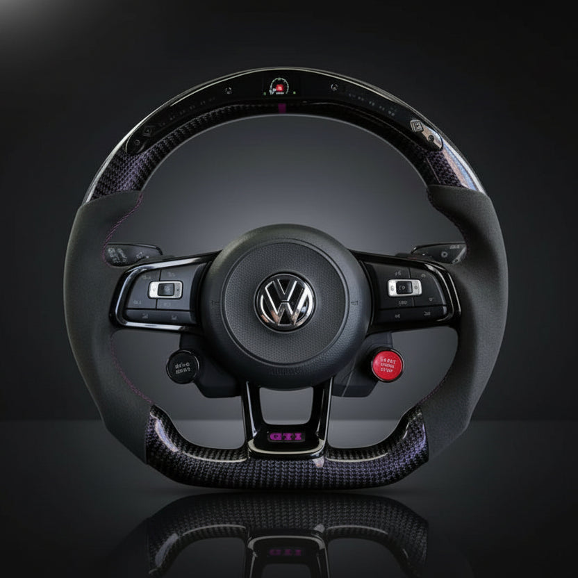 Custom Steering Wheel For Volkswagen Golf 7.5/7 GTI GTD GTE R Jetta Polo (2013-2024)