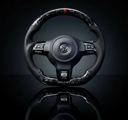 Custom Steering Wheel For Volkswagen Golf MK6 Polo GTI Scirocco Tiguan Jetta (2009-2018)