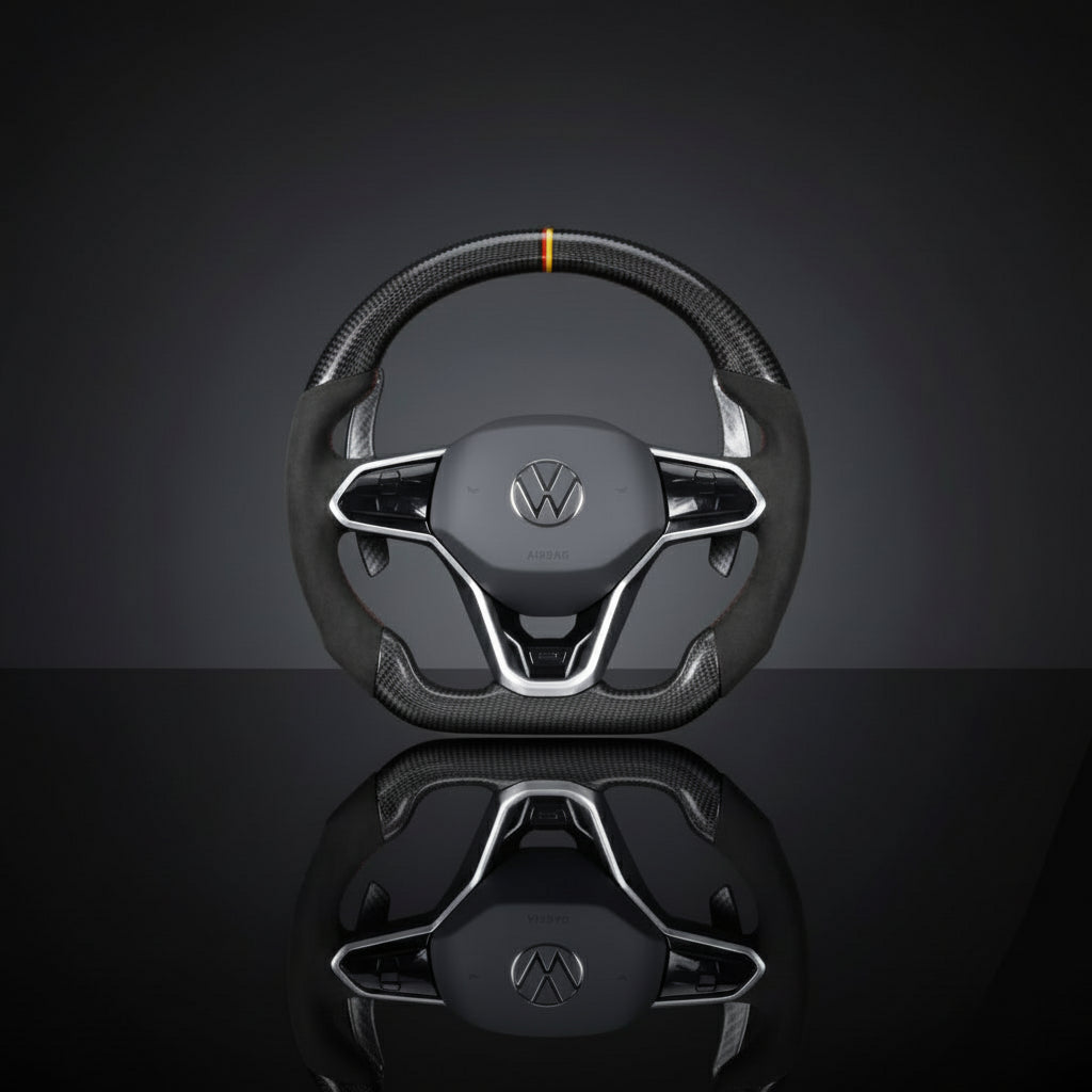 Custom Steering Wheel For Volkswagen Golf MK8 GTI GTD GTE R Arteon Tiguan Touareg (2020-2025)