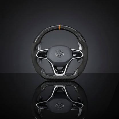 Custom Steering Wheel For Volkswagen Golf MK8 GTI GTD GTE R Arteon Tiguan Touareg (2020-2025)
