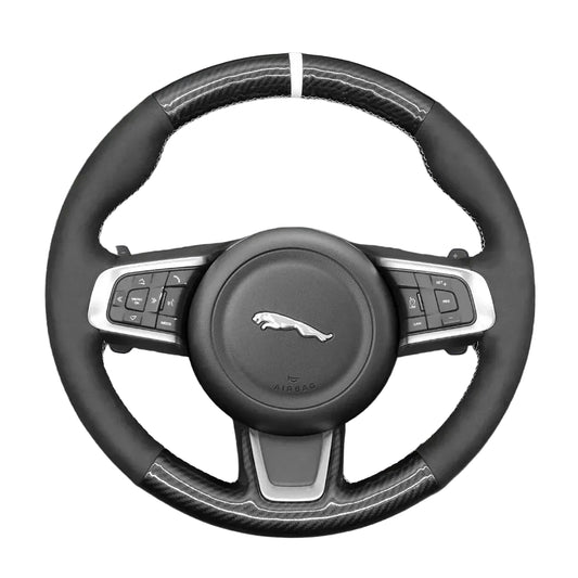 Steering Wheel Cover for Jaguar E-Pace F-Pace XE XF 2015-2019